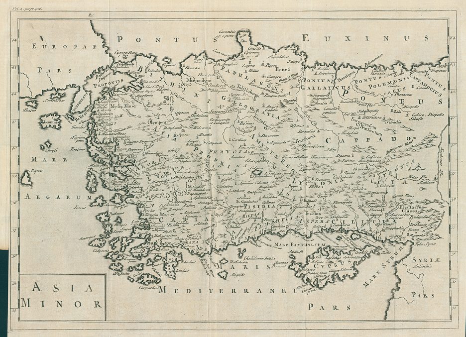 Ancient Asia Minor, 1745