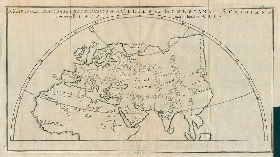 Migrations and peoples of the Ancient World, 1745