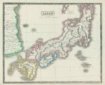 Japan map, 1844