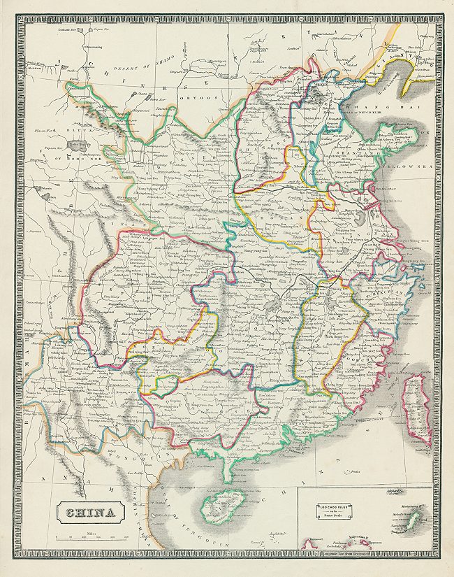 China map, 1844
