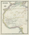 West Africa map, 1844