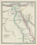 Egypt map, 1844