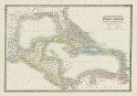 West Indies map, 1844