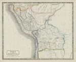 Peru & Bolivia map, 1844