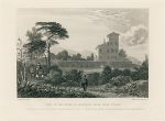 Italy, Rome, Ruins of Hadrians Villa near Tivoli, 1840