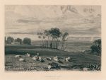 Sussex, Pevensey Bay, after Turner, 1865
