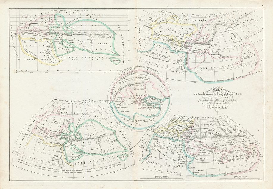 World as known to the Ancients, 1839