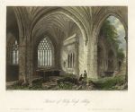 Ireland, Tipperary, Holy Cross Abbey interior, 1841