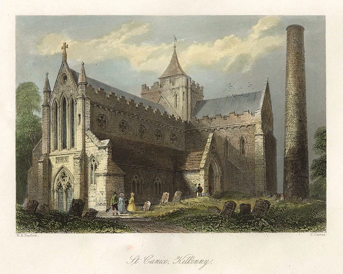 Ireland, Kilkenny, St.Canice, 1841