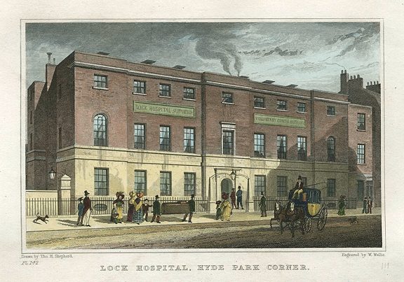 London, Lock Hospital, Hyde Park Corner, 1831
