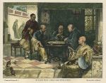 China (Tibet), Lama Priests at home, 1879