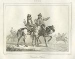 Russia, Tartar horsemen, 1838