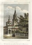 Russia, Moscow, Ascension Monastery, 1838