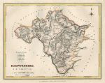 Wales, Radnorshire map, 1874