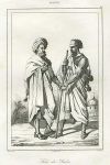 Arabia, Arab greeting, 1847