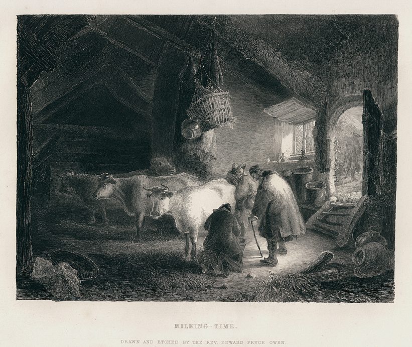 Milking Time, 1865