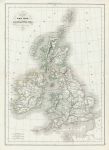 British Isles map, 1839