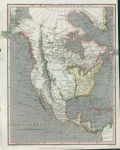North America map, 1811