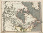 Canada map, 1811