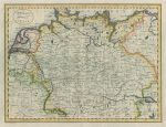 Germany map, 1781