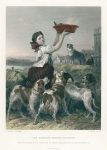 The Highland Keeper's Daughter (feeding dogs), 1871
