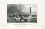 Liverpool, Black-Rock Fort & Lighthouse, 1832