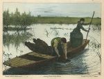 Oxfordshire, River Thames, putting down Grig-Weels, 1873