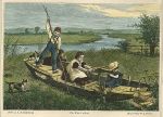 Oxfordshire, River Thames, children playing in boat, 1873