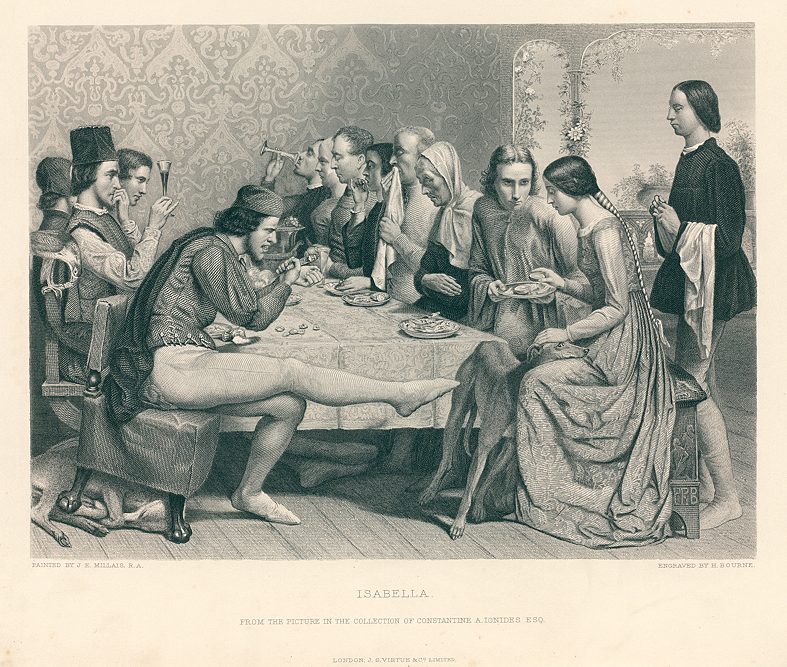 'Isabella', after J.E.Millais, 1882