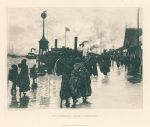 'The Landing Stage - Liverpool', photogravure after W.L.Wyllie, 1882