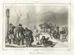 Russia, skating & sledging, 1838