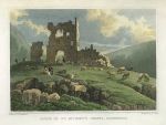 Scotland, Edinburgh, Ruins of St.Anthony's Chapel, 1831