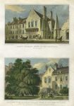 Scotland, Edinburgh, Regent Murray's House, two views, 1831