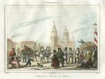 Russia, St.Petersburg, Grain Market, 1838