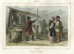 Russia, Volga Fishermen, 1838