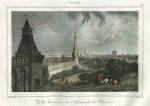 Russia, Moscow from the Kremlin, 1838