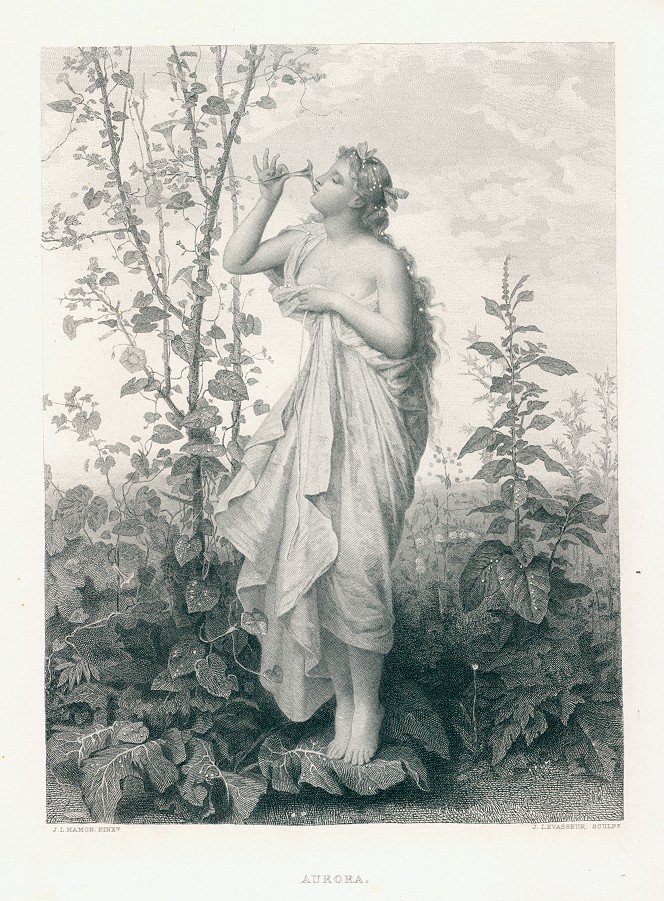 Aurora, after Hamon, 1878