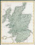 Scotland map, 1838