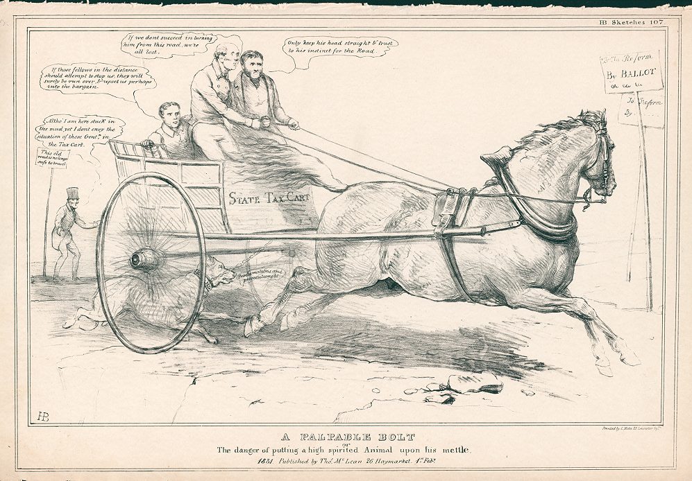 'A Palpable Bolt ...', John Doyle, HB Sketches, Feb 1, 1831