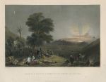 Lebanon, Halt of a Caravan in the Desert Plains of Girgola, 1837