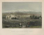 Lebanon, Baalbek view, 1837