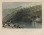 Lebanon, Ferry over the Orontes, 1837