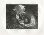 Italy, Rome, Colosseum, Upper Corridor, 1840