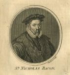 Sir Nicholas Bacon, portrait, 1759