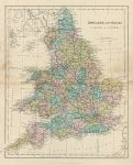 England & Wales map, 1874