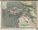 Turkey in Asia map, 1811