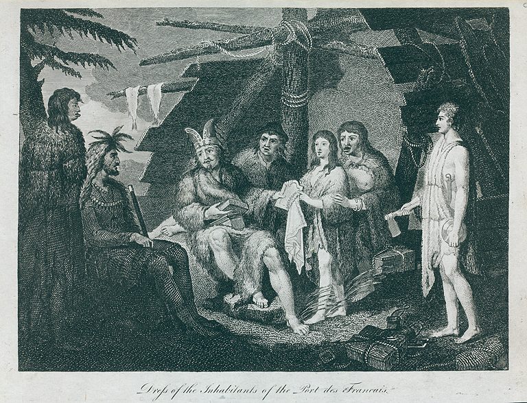 South America, Inhabitants of Port des Francais, 1811