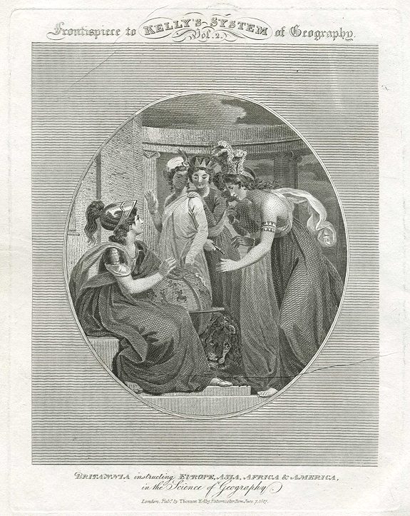 Frontispiece to Kelly's New System of Universal Geography, 1818