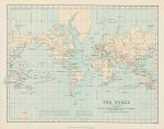 The World on Mercator's Projection, 1870