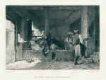 Arab cafe at Constantine, after Hedouin, 1874